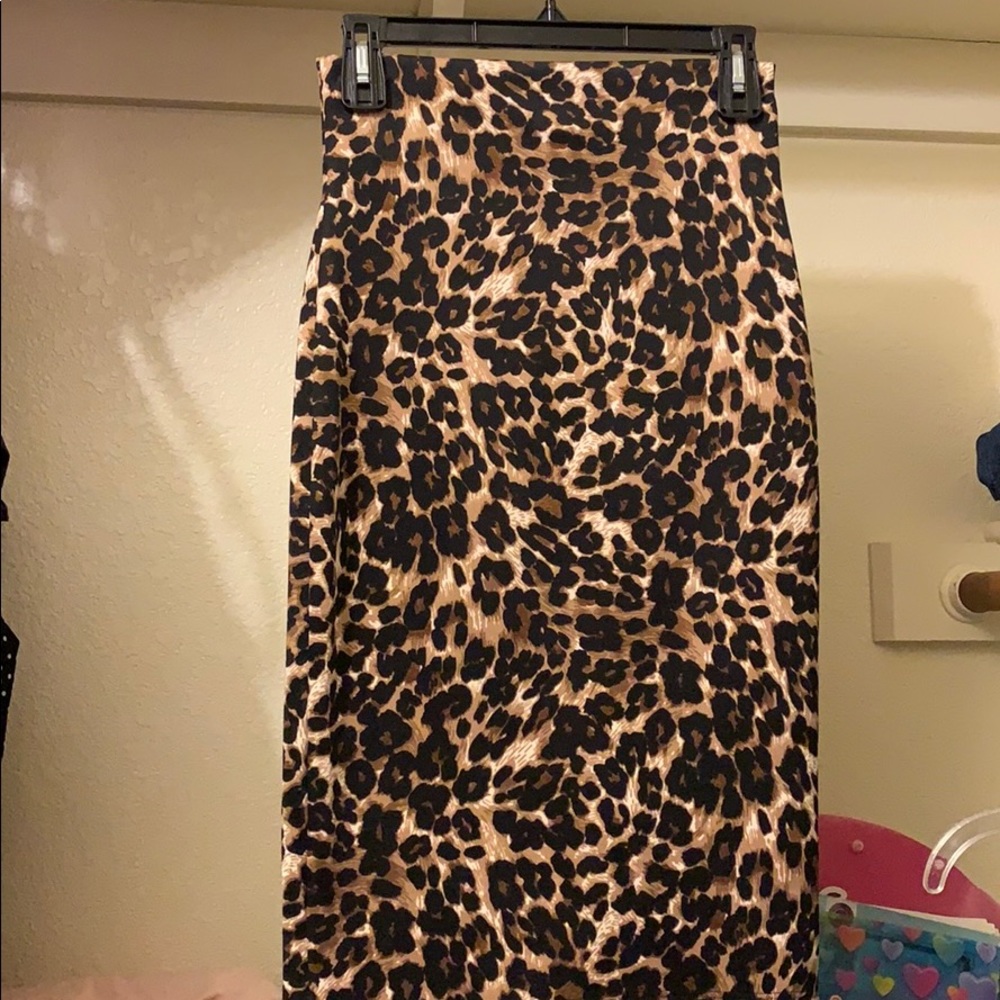 a midi skirt
